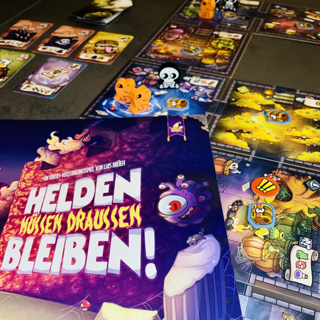 Review Helden müssen draußen bleiben! Brettspielkasper